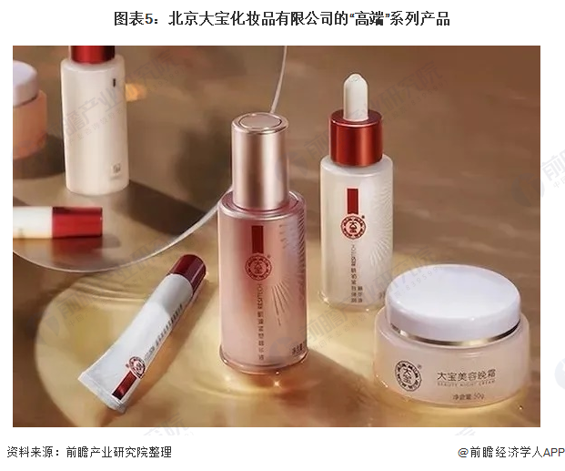 图表5：北京大宝化妆品有限公司的“高端”系列产品